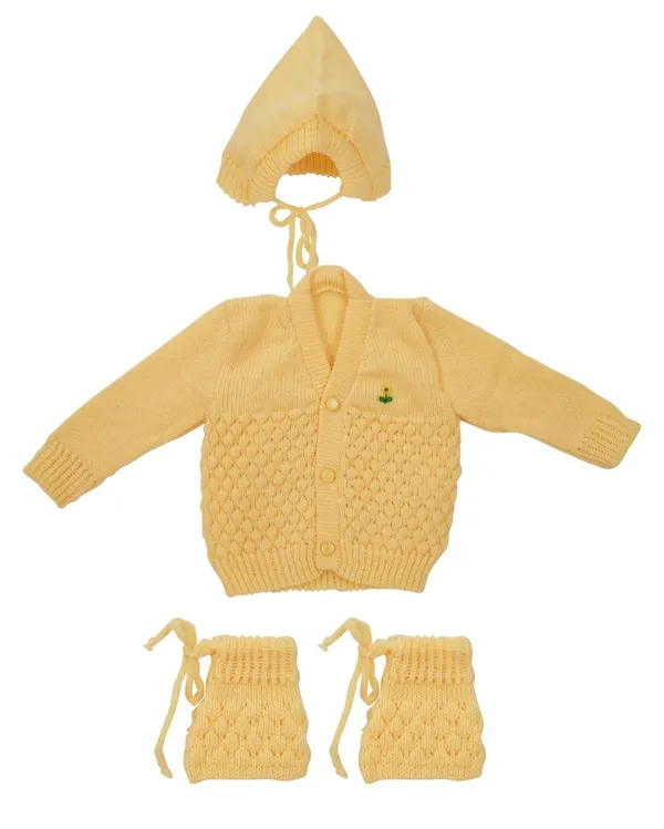 Yellow_Front_Open_Embroidery_Sweater_For_New_Born_Baby