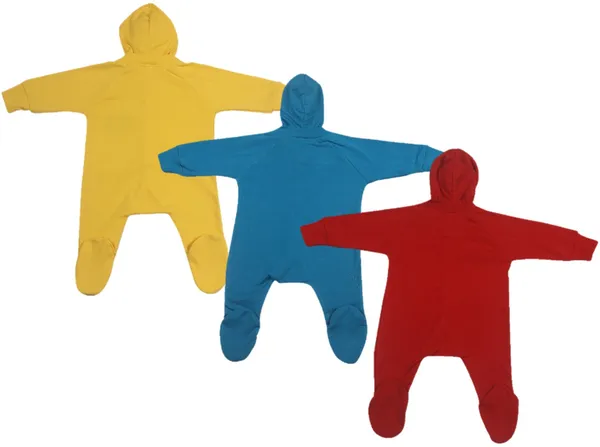 Multicolour_Romper_&_Sleepsuit_Set_For_New_Born_Baby_(Pack_Of_3)