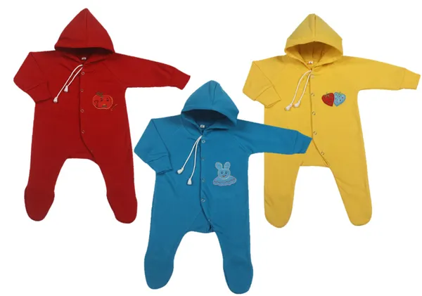 Multicolour_Romper_&_Sleepsuit_Set_For_New_Born_Baby_(Pack_Of_3)