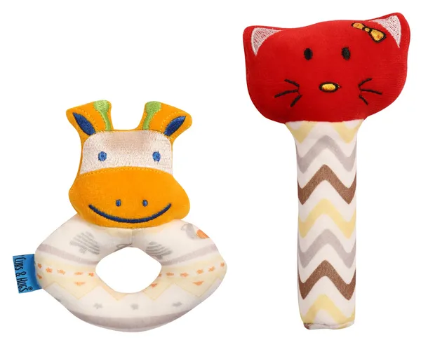 Multicolour_Stick_And_Ring_Soft_Toys_For_Babies_Face_Rattle_Girls_&_Boys_Toys_(Pack_Of_2)