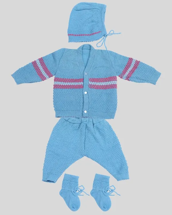 Blue_Knitted_Sweater,_Leggings,_Cap_&_Booties_Full_Suit_For_Baby_(4_Pcs)