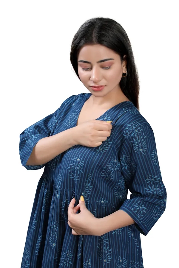 Blue_Maternity_Dress_For_Women