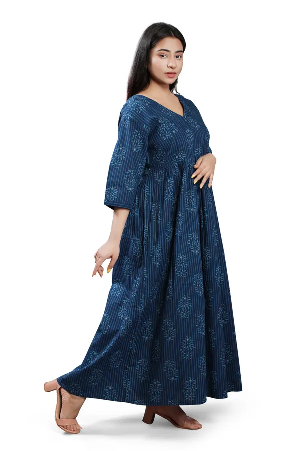 Blue_Maternity_Dress_For_Women