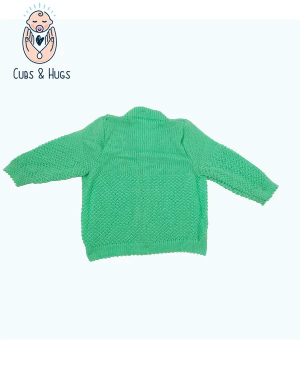Green_Sweater_Set_With_Cap_Booties_Mittens_For_New_Born_Baby