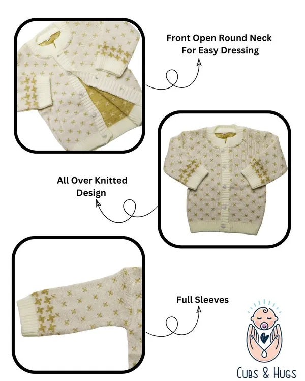 Beige_Woolen_Round_Neck_Cardigan_Sweater_For_Baby_Girls_&_Boys