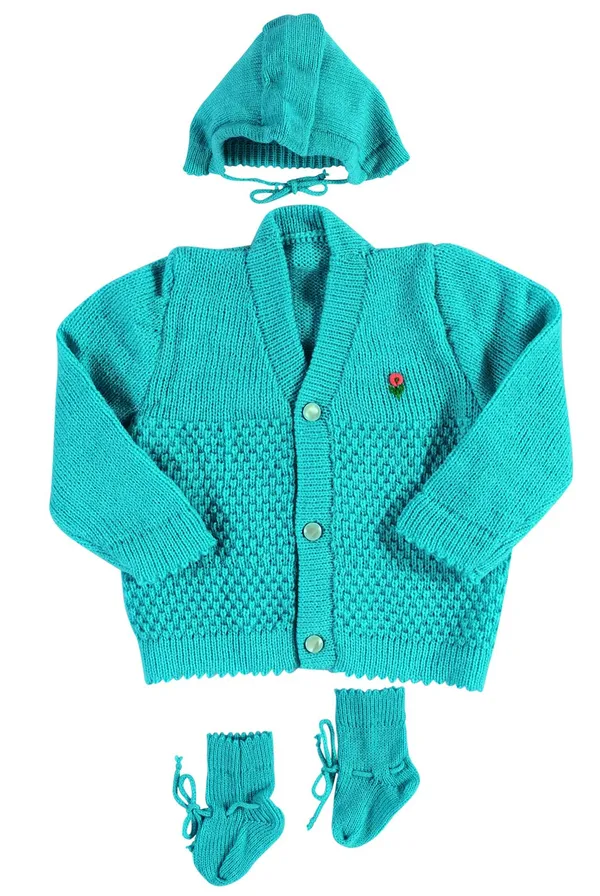 Turquoise_Sweater_For_New_Born_Baby