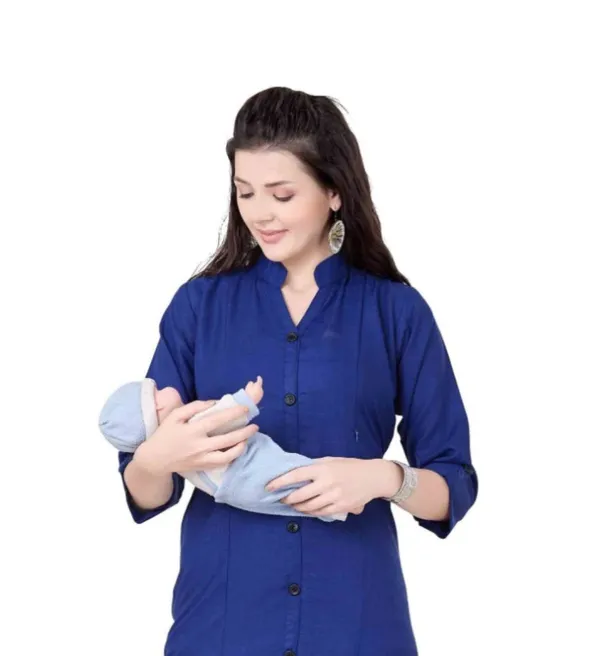 Blue_Maternity_Kurta_For_Pre_And_Post_Pregnancy_For_Women