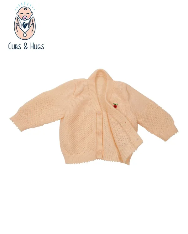 Beige_Sweater_Set_With_Cap_Booties_Mittens_For_New_Born_Baby