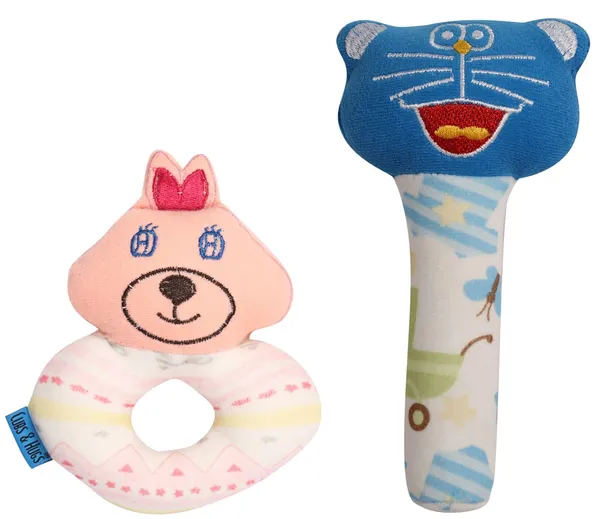 Multicolour_Ring_And_Stick_Soft_Toys_For_Babies_Face_Rattle_Girls_&_Boys_Toys_(Pack_Of_2)