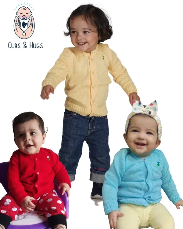 Blue_Sweater_Front_Open_Round_Neck_Cardigan_For_Baby