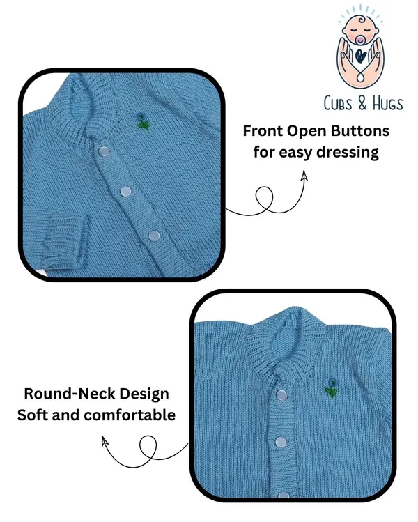 Blue_Sweater_Front_Open_Round_Neck_Cardigan_For_Baby