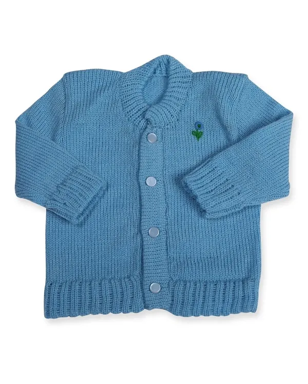 Blue_Sweater_Front_Open_Round_Neck_Cardigan_For_Baby