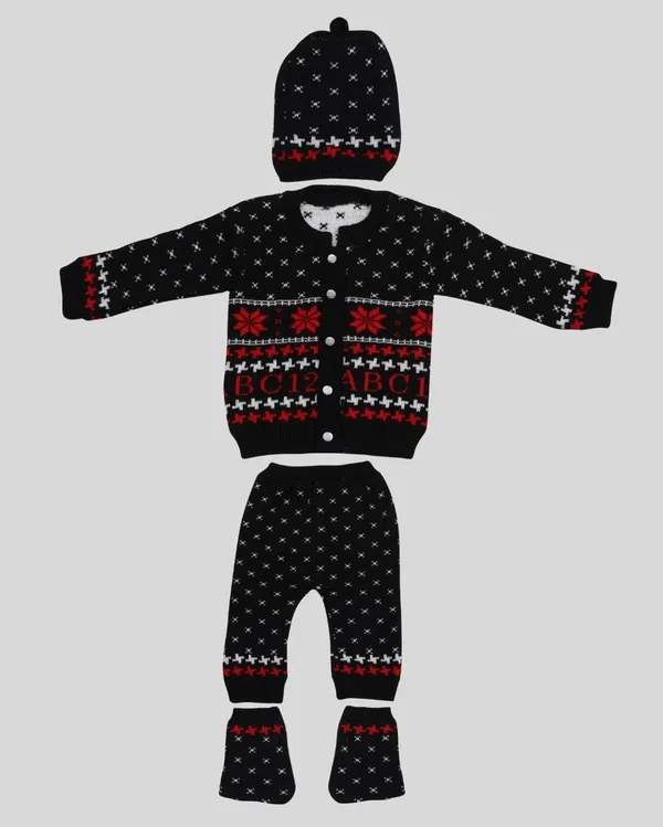 Black_Knitted_Sweater,_Leggings,_Cap_&_Booties_Full_Suit_For_Baby_(4_Pcs)