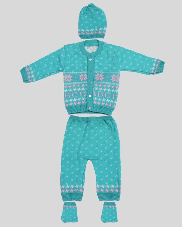 Blue_Knitted_Sweater,_Leggings,_Cap_&_Booties_Full_Suit_For_Baby_(4_Pcs)