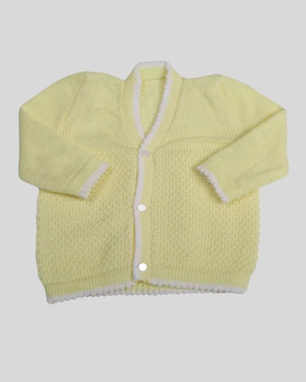 Lemon_Yellow_Sweater_Front_Open_V_Neck_Coat_For_Baby