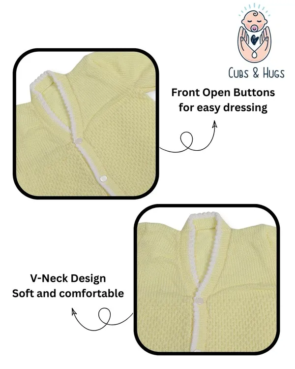 Lemon_Yellow_Sweater_Front_Open_V_Neck_Coat_For_Baby