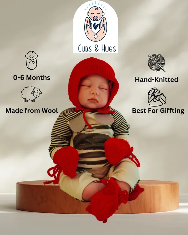 Red_Knitted_Woollen_Mittens,_Booties_&_Cap_Set_For_New_Born_Baby