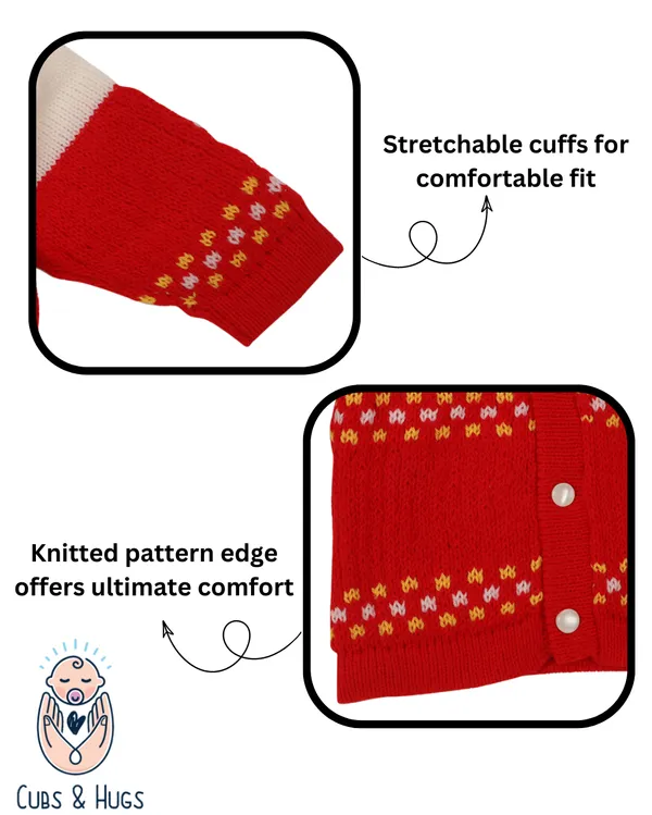 Red_Knitted_Full_Sleeves_Sweater_With_Colour_Block_Design