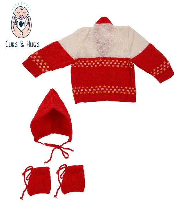 Red_Knitted_Full_Sleeves_Sweater_With_Colour_Block_Design