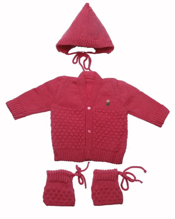 Pink_Embroidery_Sweater_For_New_Born_Baby(Front_Open)