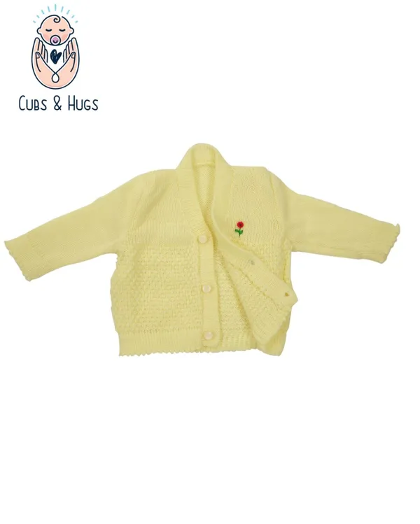 Lemon_Yellow_Knitted_Sweater,_Leggings,_Cap_&_Booties_Full_Suit_For_New_Born_Baby_(4_Pcs)