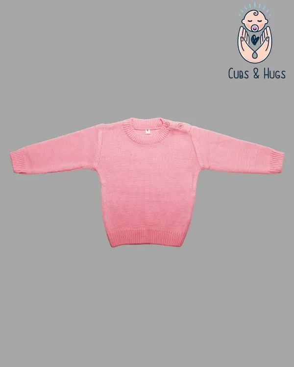 Pink_Woolen_Full_Sleeves_Baby_Sweater_Pullover_Cardigan