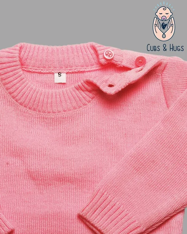 Pink_Woolen_Full_Sleeves_Baby_Sweater_Pullover_Cardigan