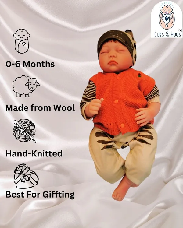 Brown_Woollen_New_Born_Baby_Vest