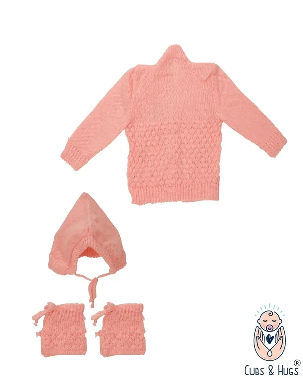 Light_Pink_Front_Open_Embroidery_Sweater_For_New_Born_Baby