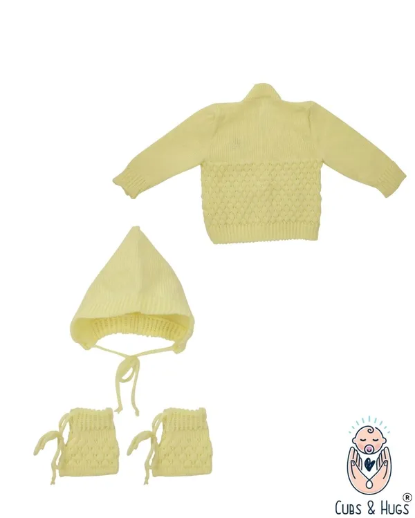 Lemon_Yellow_Front_Open_Embroidery_Sweater_For_New_Born_Baby
