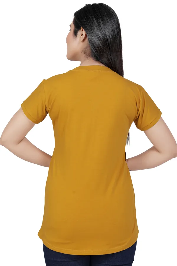 Mustard_Cotton_Feeding_Top_Tshirt_For_Women