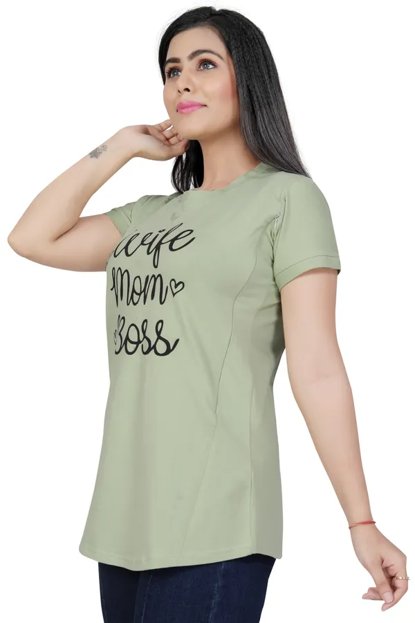 Green_Cotton_Feeding_Top_Tshirt_For_Women