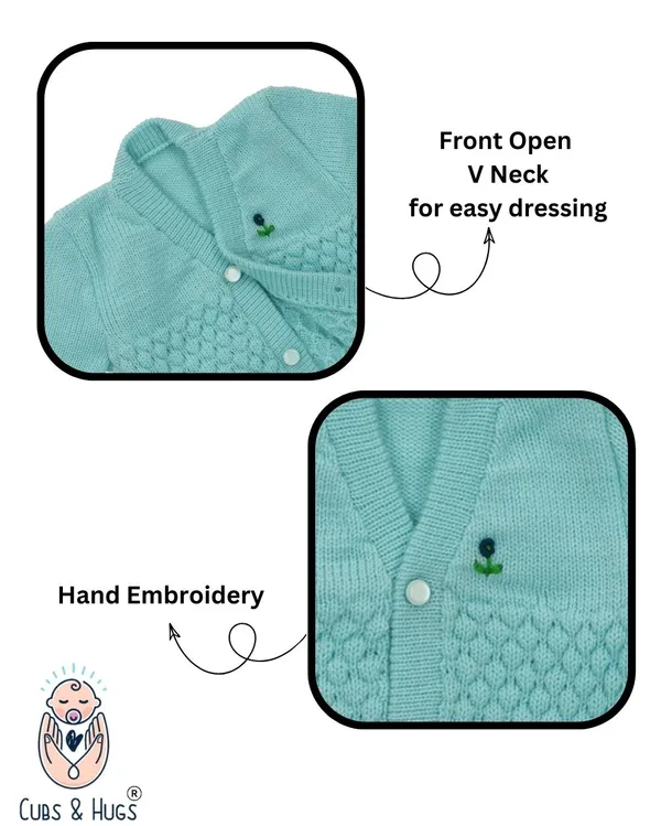Turquoise_Front_Open_Embroidery_Sweater_For_New_Born_Baby