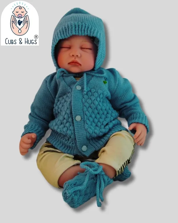 Turquoise_Front_Open_Embroidery_Sweater_For_New_Born_Baby