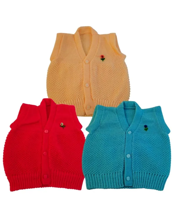 Multicolour_Woollen_New_Born_Baby_Vest_(Pack_Of_3)