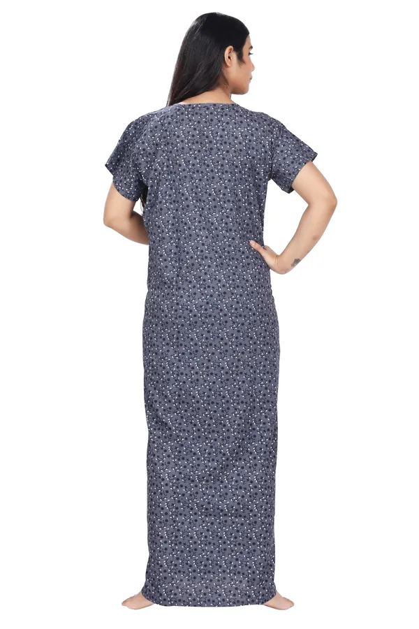 Dark_Blue_Cotton_All_Over_Print_Maternity_Nighty_For_Women