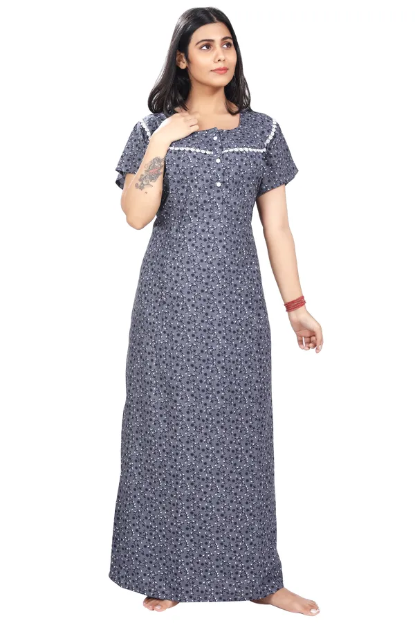 Dark_Blue_Cotton_All_Over_Print_Maternity_Nighty_For_Women