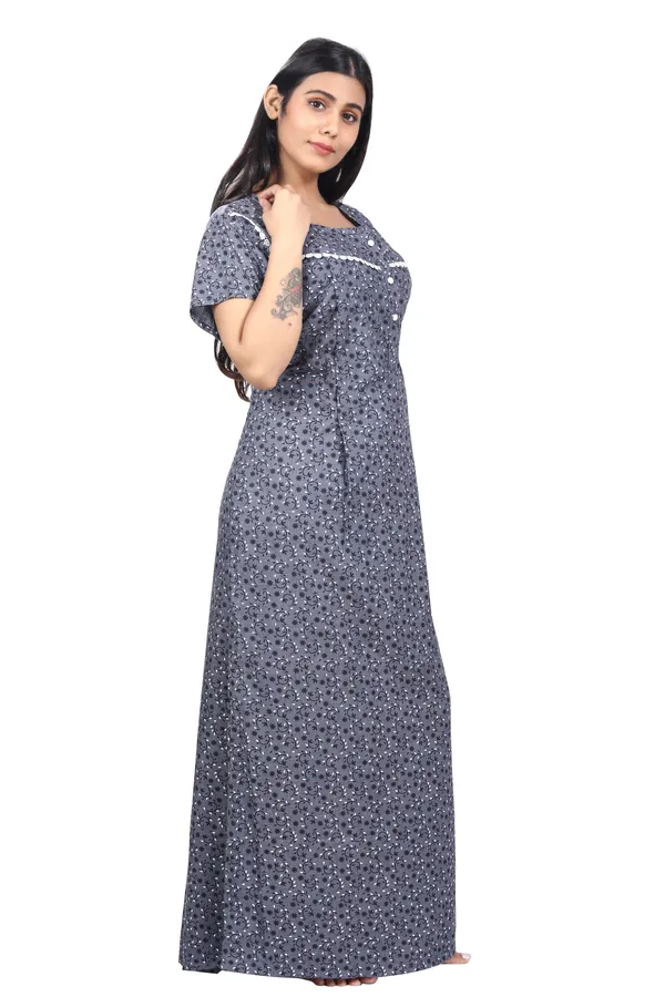 Dark_Blue_Cotton_All_Over_Print_Maternity_Nighty_For_Women