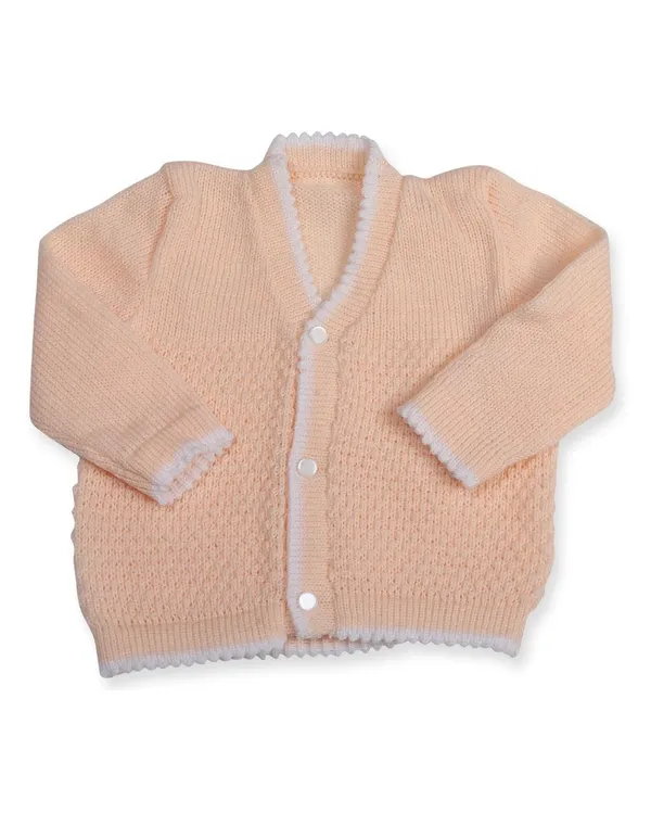 Cream_Sweater_Front_Open_V_Neck_Coat_For_Baby