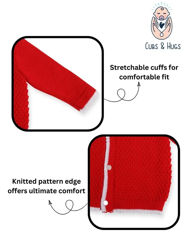 Red_Sweater_Front_Open_V_Neck_Coat_For_Baby