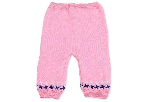 Pink_Knitted_Sweater,_Leggings,_Cap_&_Booties_Full_Suit_For_Baby_(4_Pcs)