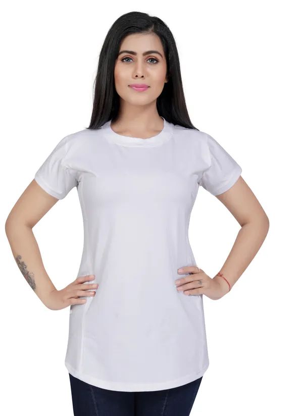 White_Cotton_Feeding_Top_Tshirt_For_Women