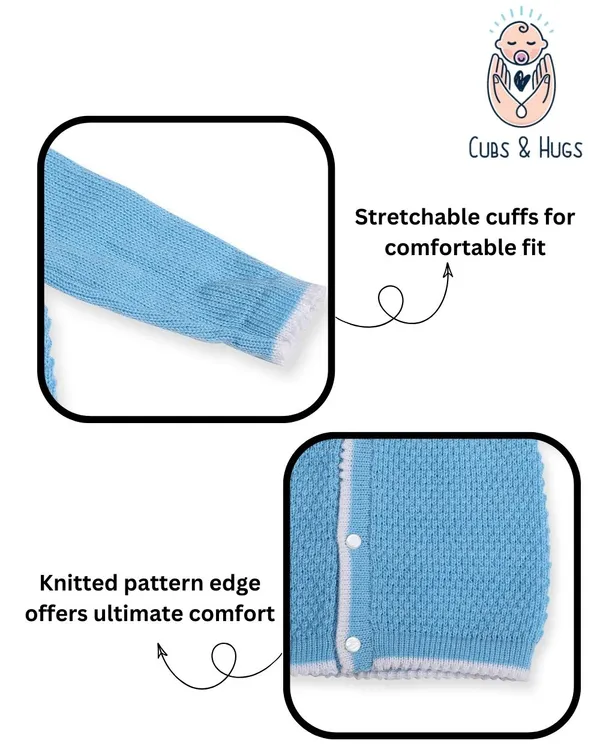 Blue_Sweater_Front_Open_V_Neck_Coat_For_Baby