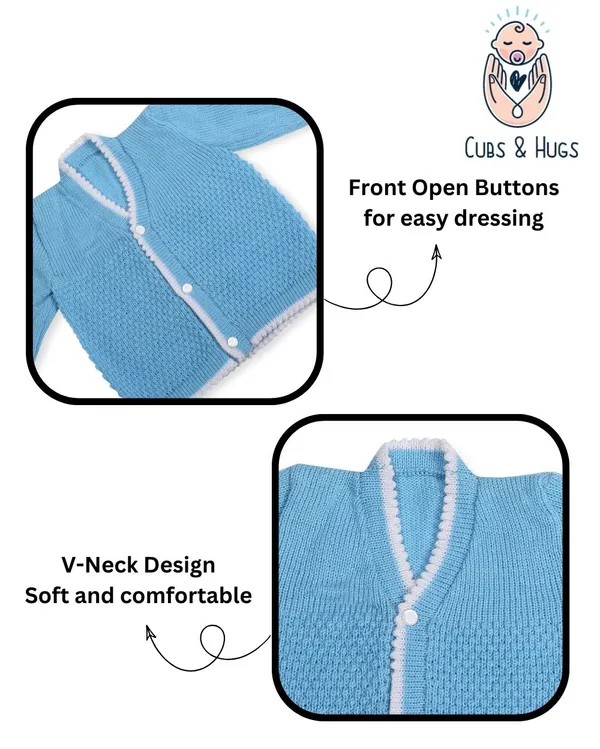 Blue_Sweater_Front_Open_V_Neck_Coat_For_Baby