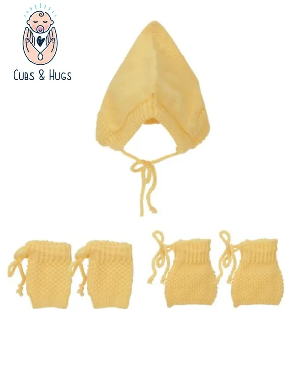 Yellow_Sweater_Set_With_Cap_Booties_Mittens_For_New_Born_Baby