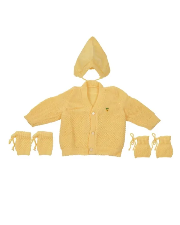 Yellow_Sweater_Set_With_Cap_Booties_Mittens_For_New_Born_Baby