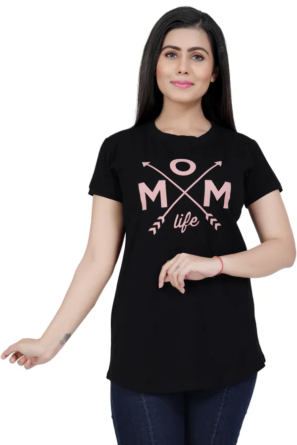 Black_Cotton_Feeding_Top_Tshirt_For_Women