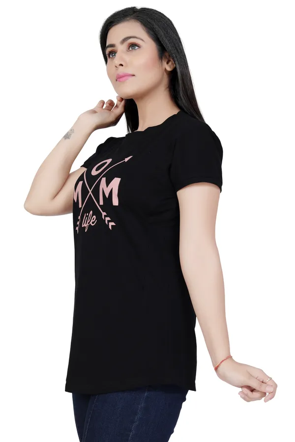 Black_Cotton_Feeding_Top_Tshirt_For_Women
