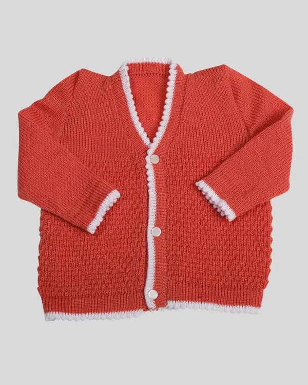 Brown_Sweater_Front_Open_V_Neck_Coat_For_Baby