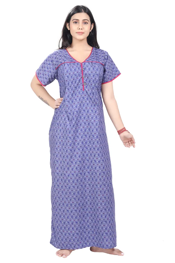 Purple_Cotton_All_Over_Print_Maternity_Nighty_For_Women